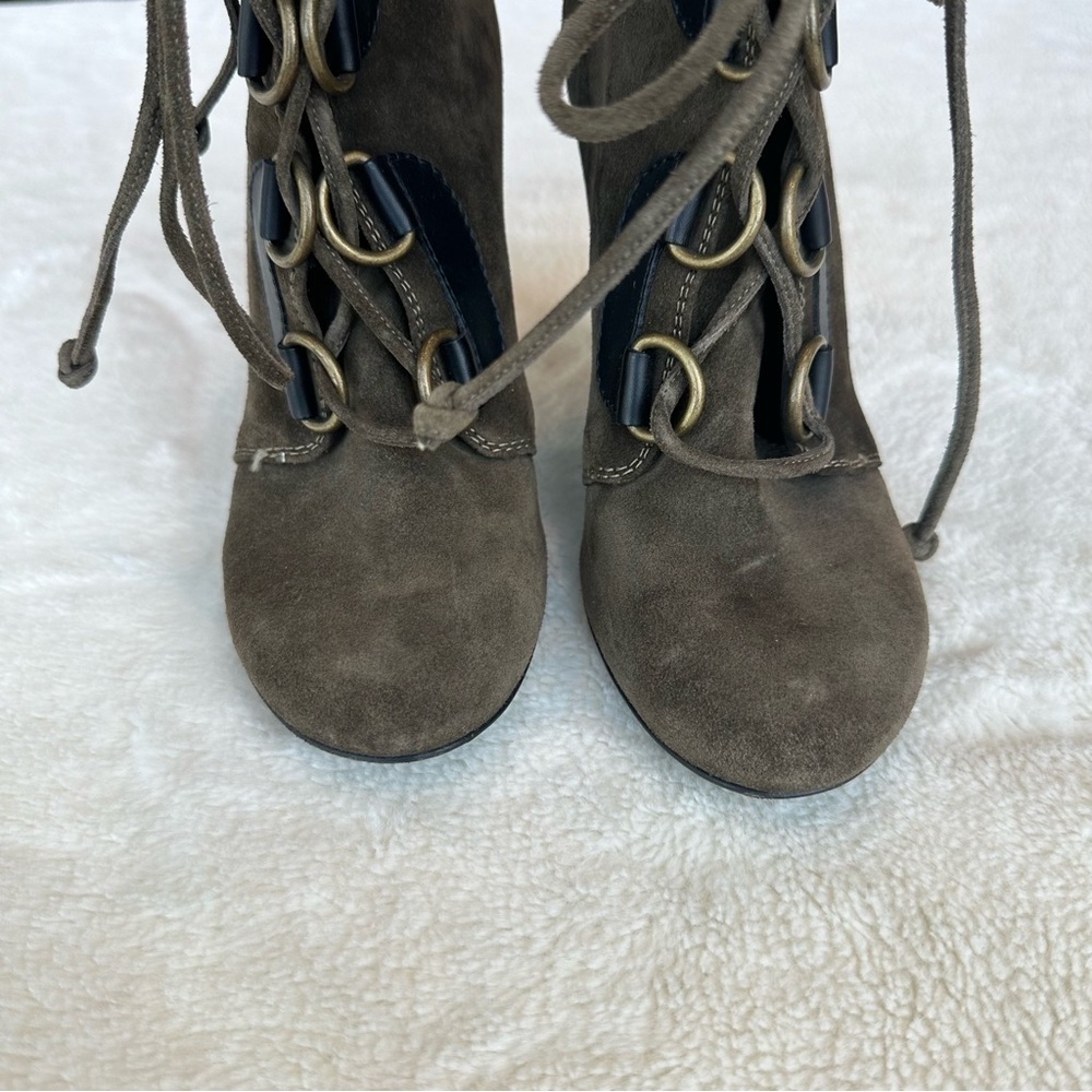 Giuseppe Zanotti Olive Ankle Boots - Picture 4 of 13